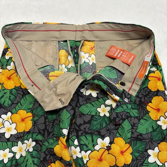 OppoSuits Tropical Treasure 2 Pc. Black Floral Suit Men’s Size 38 - Picture 13 of 16